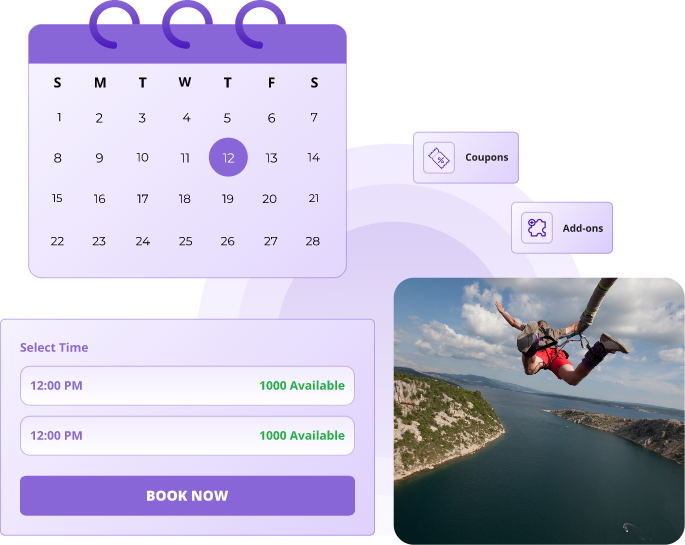 bungee jumping booking software