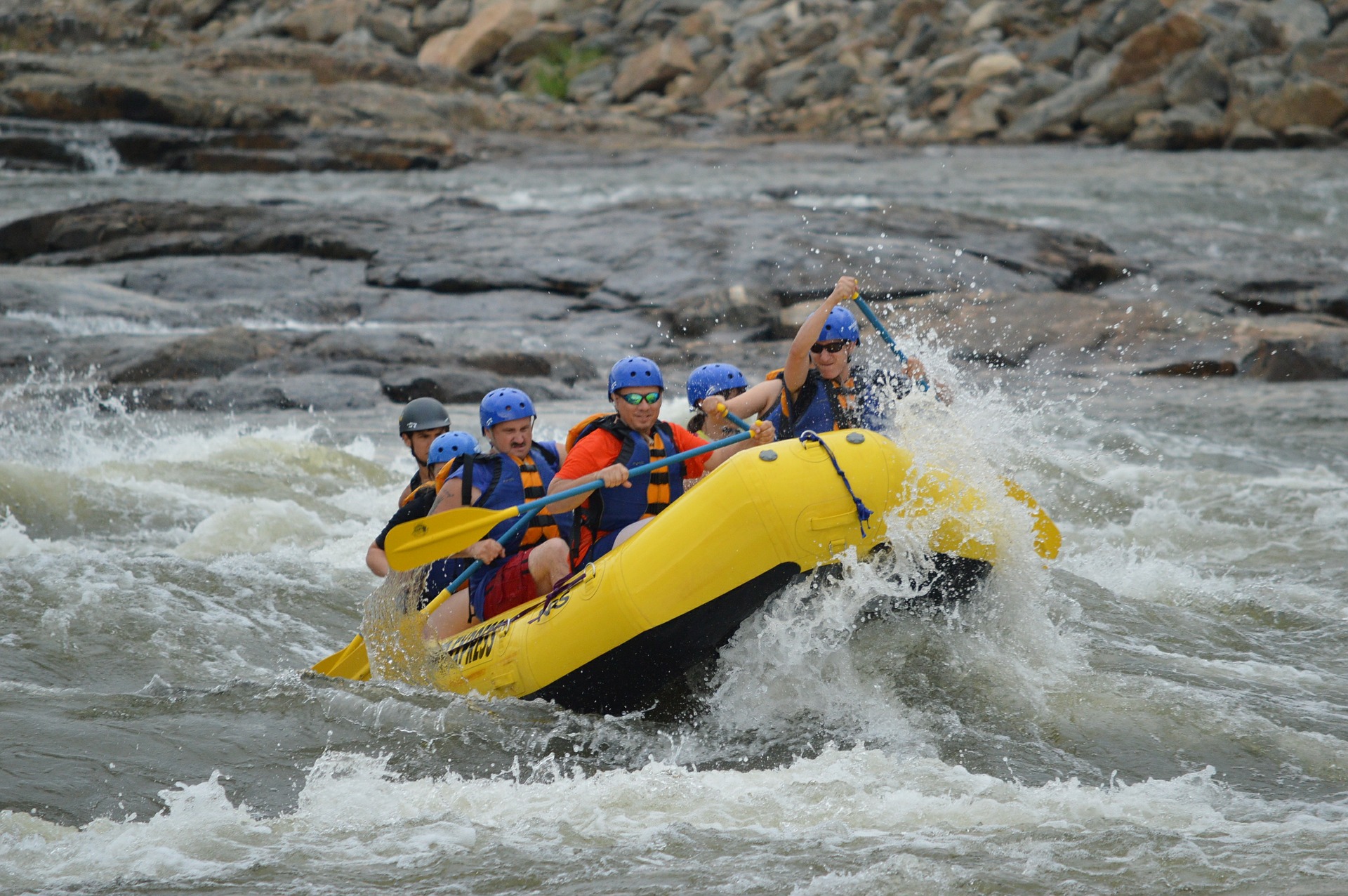 River Rafting Water Raft Whitewater Boat Sport