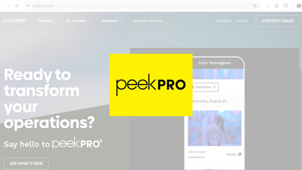 peek pro tour operator software