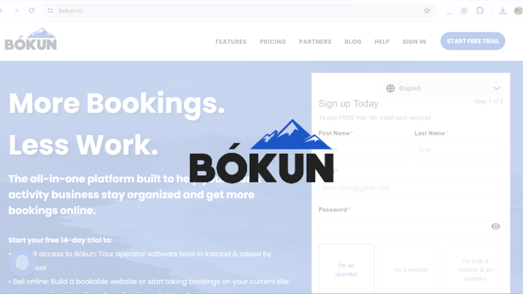 Bokun - tour management software