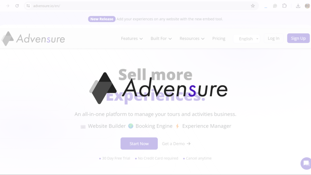 Advensure - best tour operator software